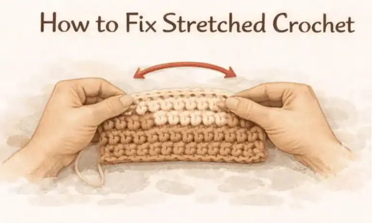 LT – CRO – 25. How to Fix Stretched Crochet (PL10)