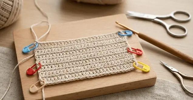 Mic – Cro – LT05 – 5.7 Using Stitch Markers for Straight Edges: The Beginner’s Cheat Code