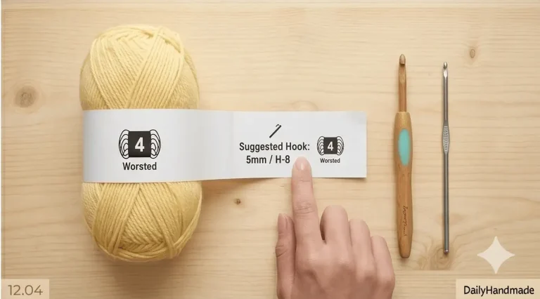 Mic – Cro – LT12 – 4.7 Crochet Hook Size vs Yarn Label Explained (The Secret Match)
