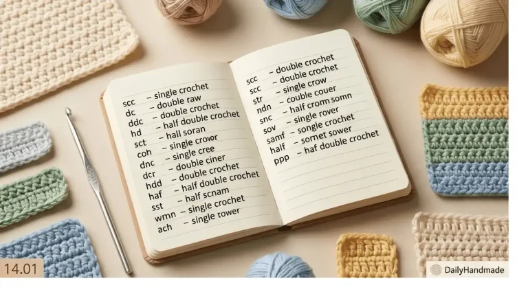 Mic – Cro – LT14 – 1.10 The Ultimate Common Crochet Pattern Abbreviations List for Beginners