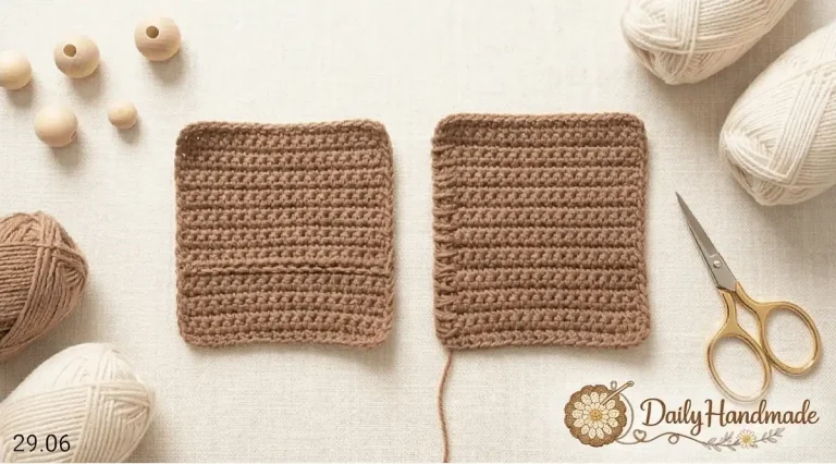 Mic – Cro – LT29 – 6.10 How to Join Crochet Pieces with a Flat Seam: Avoiding Bulky Ridges