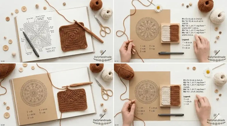 best way to practice reading crochet charts